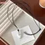 HFSHY 1 Cái Có Thể Điều Chỉnh Dây Sáp Dài Áo Len Dây Xích Thời Trang Hàn Quốc Nhiều Màu Men Rỗng Ra Nước Thả Mặt Dây Chuyền Nelaces Cho Nữ VN