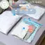 PUSKY 5 Chiếc Túi Hút Chân Không Trong Suốt Thiệned Túi Niêm Phong Đặc Biệt Cho Quần Áo Và Quilts Túi Bảo Quản Du Lịch Và Túi Bảo Quản Chung VN