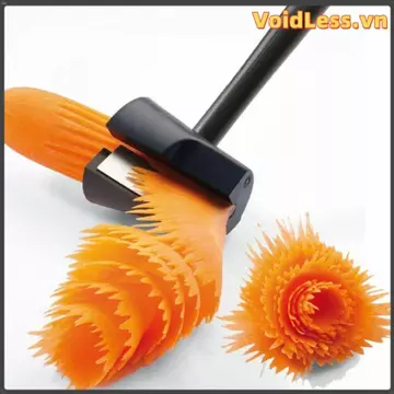 Dụng cụ cắt xoắn ốc hoa không gỉ, Dụng cụ gọt vỏ đa chức năng Máy thái rau củ, Khắc họa tiết củ cải Công cụ uốn cong nhà bếp sáng tạo Máy thái khoai tây