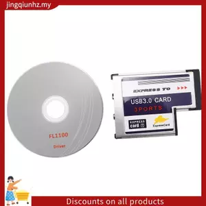 Thẻ tốc hành 3 cổng USB 3.0 54mm Thẻ tốc hành PCMCIA cho máy tính xách tay MỚI