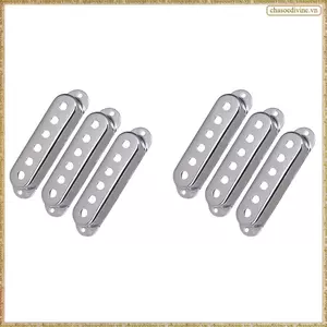 6 Chiếc Đàn Guitar Cuộn Dây Đơn Bằng Đồng Mở 48 / 50 / 52mm Cho Phụ Kiện Đàn Guitar Điện SQ, Bạc