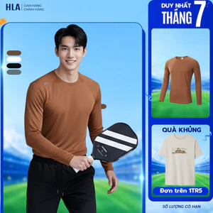 Áo Thun Giữ Nhiệt Dài Tay HLA Sportsday – Form Thể Thao Chống Nắng UV, Thoáng Mát