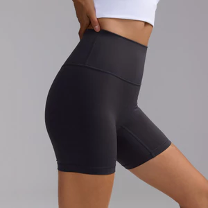 LASYYOGA Quần Short Thể Thao Lưng Cao Dáng Ôm Nhanh Khô Không Đường May Thời Trang Cho Nữ
