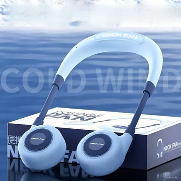 usb Quạt đeo cổ, quạt cổ di động, quạt không cánh, quạt nhỏ, quạt không gây tiếng ồn.