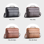 Cặp Công Sở Lata (Thời trang nam basic đựng vừa laptop 14 inch - Cặp da CA43) — ảnh 6
