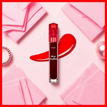 [etude] Dear Darling Water Gel Tint, OR204 Cherry Red, 1 cái / Son Tint Hàn Quốc / Màu sắc sống động / Chính hãng 100% của ☂