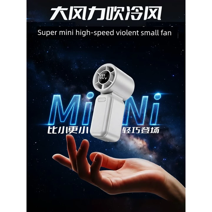quạt tích điện mini quạt tích điện mini pin trâu Quạt Nhỏ Cầm Tay Di Động Mini Quạt Điện Nhỏ Siêu Mạnh Mẽ Không Lưỡi Turbo Nhỏ Pháo Không Khí Bạo Lực Làm Lạnh usb Sạc Tuổi Thọ Pin Dài Ánh Sáng Yên Tĩn