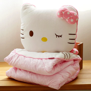 Hoạt Hình Hoạt Hình Gối Ô Tô Chăn Kép Điều Hòa Không Khí Chăn Văn Phòng Ô Tô Chăn Nghỉ Trưa Chăn Ngủ Đệm Chăn Chăn Chăn Chăn