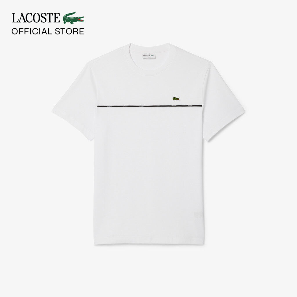 Áo Thun Lacoste Nam Dáng Suông Có Logo Lacoste
