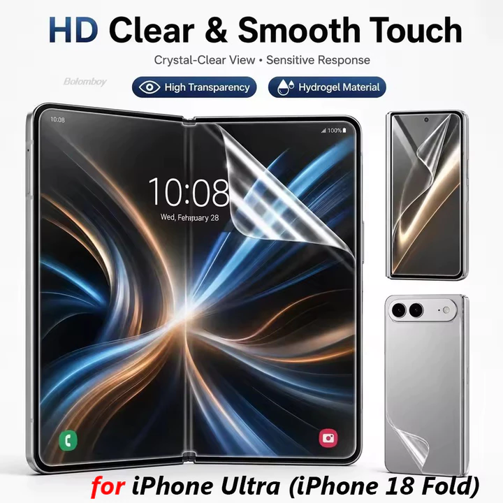 Phim Bảo Vệ Mềm Cho Apple IPhone 18 Gấp Cho IPhone Gấp Cho IPhone Duo Cho IPhone Siêu Mềm TPU Hydrogel Phim Bảo Vệ Màn Hình Bên Trong Bên Ngoài Phía Sau Phim Bảo Vệ