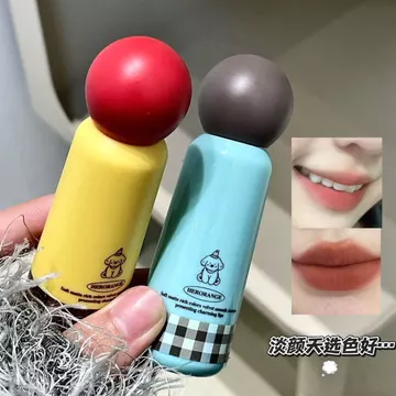 Miệng Trắng Trang Điểm Son Bóng Môi Nữ Đỏ Môi Thể Hiện Trơn Màu Bùn Mờ Nhúng Ngày Không Dễ Dàng Kính herorange Mặt Giữ Sương Bán Chạy Vel