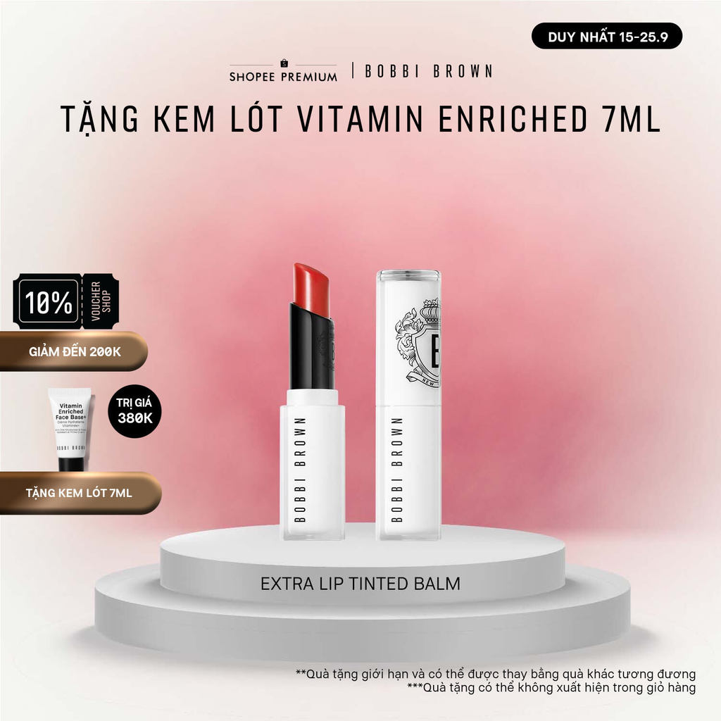 【NEW】Son Dưỡng Bobbi Brown Extra Lip Tinted Balm | Dưỡng ẩm & Giúp môi căng mọng