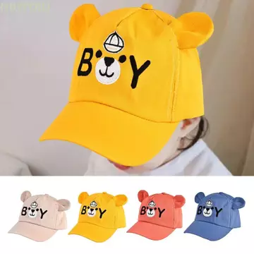 NIUYOIU Mũ Bóng Chày Cho Bé, Mũ Có Thể Điều Chỉnh Hoạt Hình Mũ Chống Nắng, Mũ Đạt Đỉnh Trẻ Em Bé Trai Bé Gái Mũ Có Tai Mũ Che Nắng Mũ Người Cá Ngoài Trời