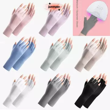 Găng tay vẽ móng tay JUNMPER, Bảo vệ da ngón tay Đèn Led chống nắng Găng tay, Làm móng tay chống bức xạ Chống tia cực tím Bảo vệ móng tay nghệ thuật Găng tay nâng cao móng tay