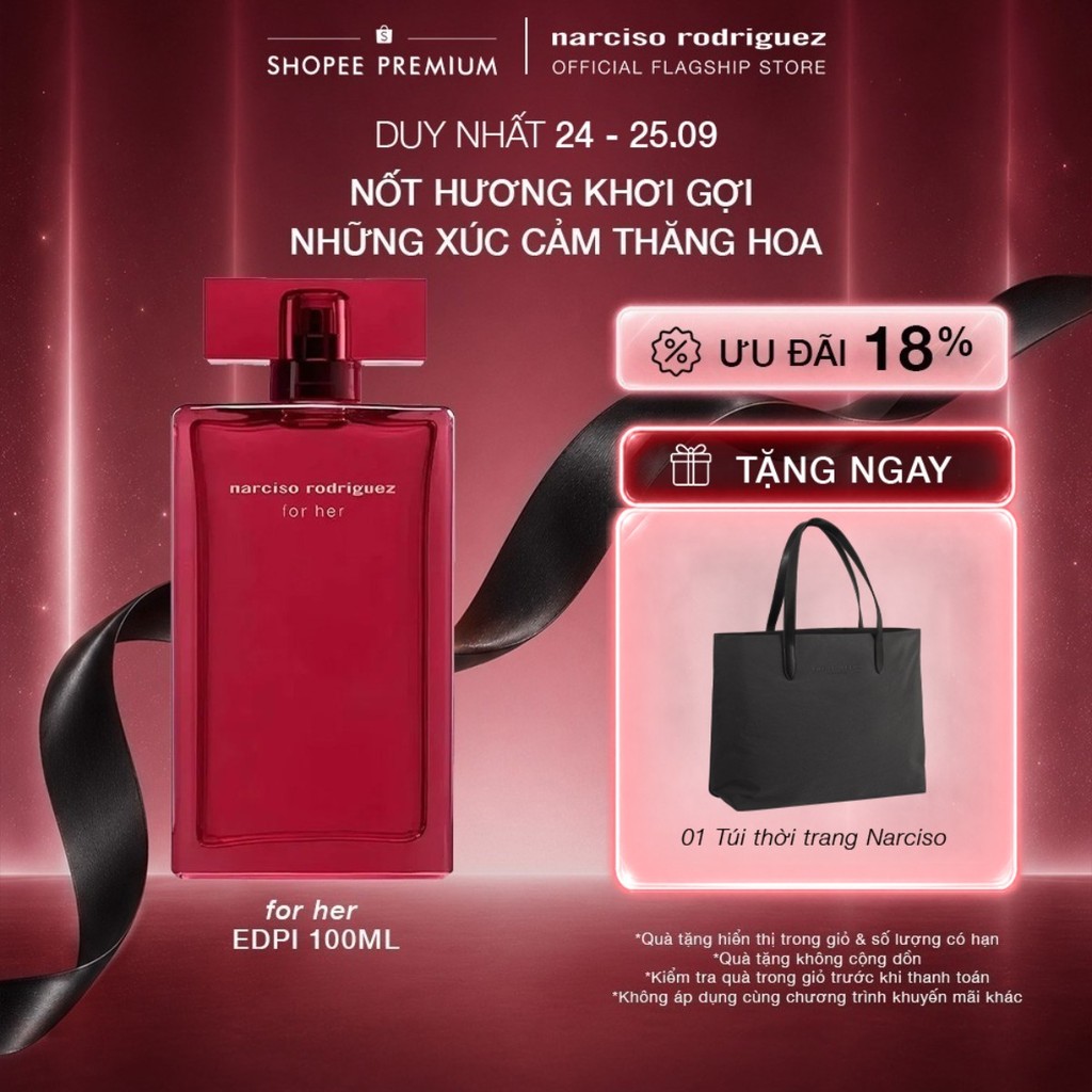 Nước Hoa nữ Narciso Rodriguez For Her Eau De Parfum Intense 100ml