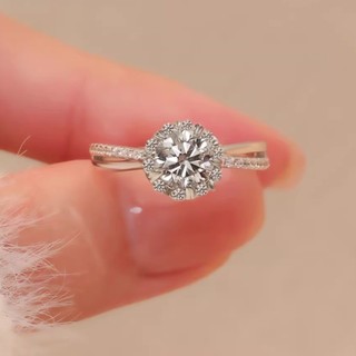Men's Moissanite Engagement Ring by shangqiuzuanshidian619