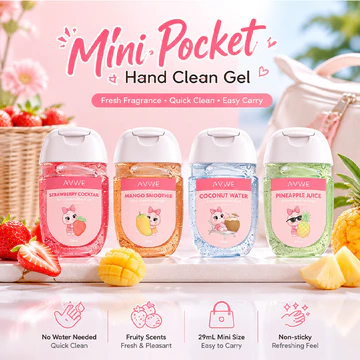 29ml Di Động Mini Fruity Nước Rửa Tay Gel Pocket Nhanh Khô Tay Sạch Gel Du Lịch Tay