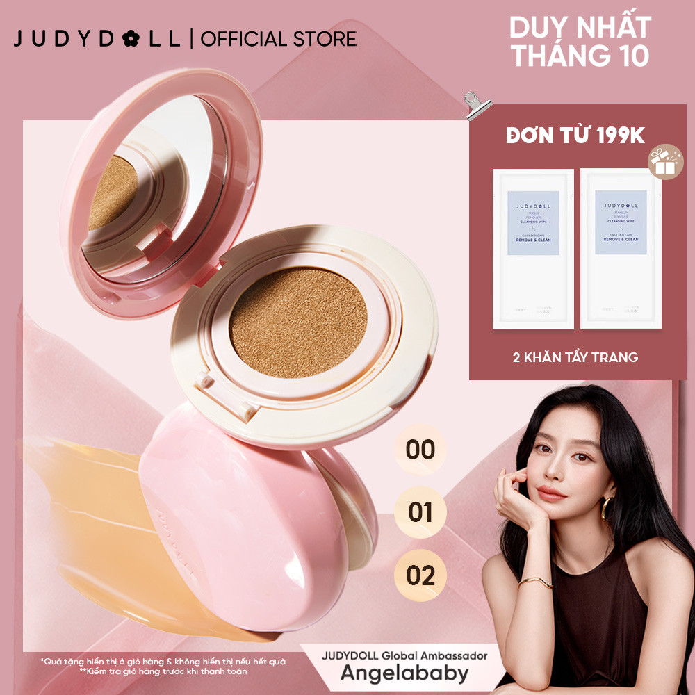 [Tổng Hợp] Phấn Nước Cushion JUDYDOLL Tổng Hợp Dành Cho Mọi Loại Da 12.5g/14g