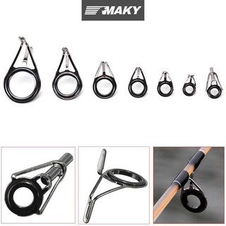 Newwellknownepic 7 Cái Kích Thước Hỗn Hợp Câu Cá Top Nhẫn Cần Cực Bộ Sửa Chữa Dòng Hướng Dẫn Mắt Bộ Mới VN