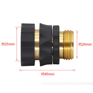3 / 4 Inch Mỹ Vòi 6 Điểm Nước Rửa Xe Súng Nước Vườn Tưới Nước Vòi Kết Nối Nhanh Phụ Kiện ZNJ0