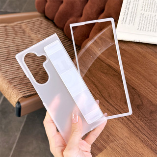 Ốp lưng cứng silicon mờ Samsung Galaxy Z Fold 7/6/5/4/3, dây đeo tay co giãn chống sốc