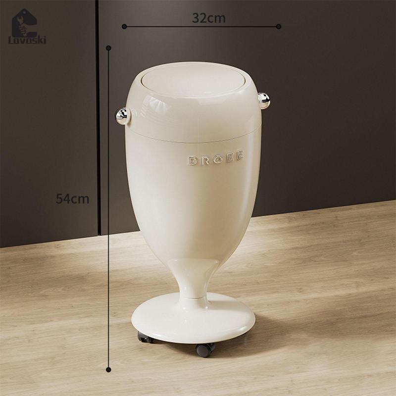 Thùng Rác Thùng Rác Có Bánh Xe Xô Bảo Quản Có Nắp Báo Chí Bao Giỏ Rác Cho Nhà Bếp Phòng Tắm Phòng Khách Phòng Ngủ | BigBuy360 - bigbuy360.vn