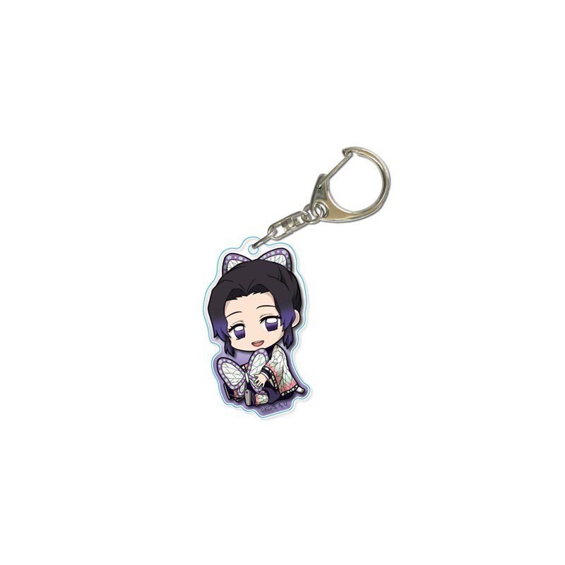 MINISO Kpop Demon Keychain Party Gifts Tanjirou Kamado Nezuko Tomioka Backpack Keychain Pendants Party Favors Christmas