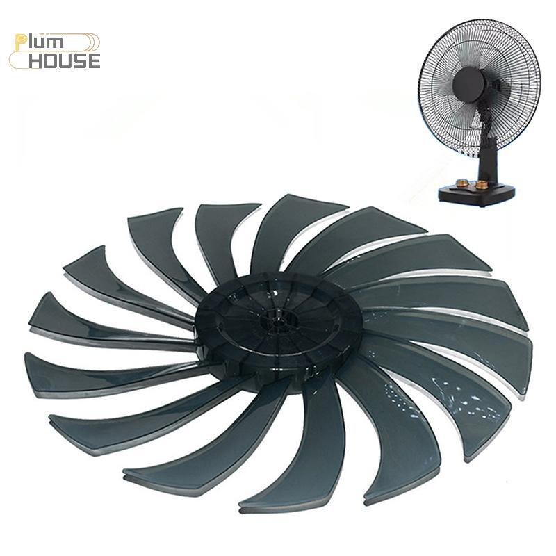 PlumHOUSE 14 Inch Hộ Gia Đình Quạt Nhựa Lưỡi Năm Lá Có Đai Ốc Cho Bệ Trong Suốt Bàn Đứng Fanner Phụ Kiện Chung VN