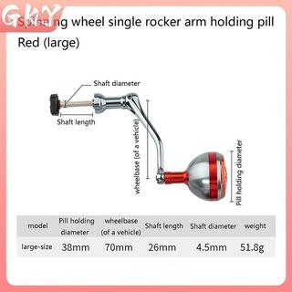 Máy Câu GKY 500-7000 Tay Cầm Thay Thế Tay Cầm Kim Loại Hợp Kim Nhôm Có Thể Gập Lại Nhiều Màu Tay Cầm GKY