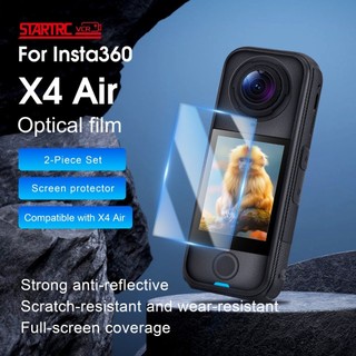 Dành cho Insta360 X4 AIR màn hình phim cường lực kỵ nước và chống dầu thể thao toàn cảnh máy ảnh X4 air hai bộ