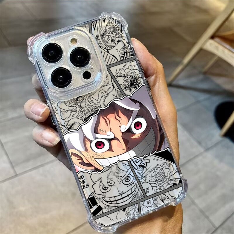 Ốp Lưng One Piece Luffy ZoroPhone Cho Redmi Note 14 13 12 Pro Plus 12S 11S 12 11 Pro 4G 5G 12 12C 13 13C 14C 5 A3 Vỏ Mềm Trong Suốt Túi Khí Hoạt Hình Vỏ Bảo Vệ Camera Chống Sốc