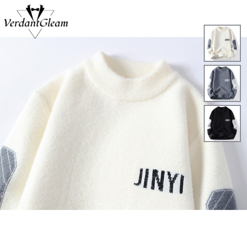 Áo len cổ tròn nam sành điệu và ấm áp VG