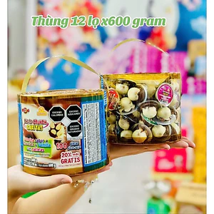 Hũ 100 cái Bánh Crunch Bánh quy bi sốt Socola Sữa