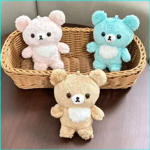 HK1 Rilakkuma Chairoikoguma Plushie Kỷ niệm 10 năm Yurakucho Chợ hoa giới hạn Búp bê sang trọng KH1