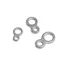 PYCOU 10 Chiếc Vòng Kết Nối Câu Cá, Liên Kết Lỗ Đôi Bằng Thép Không Gỉ 8 Hình Dạng, Nhỏ Gọn Cường Độ Cao Chống Mài Mòn Đánh Bóng Vòng Xoay Trolling