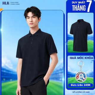 Áo Polo Nam HLA Chất Liệu Cotton Thoáng Mát, Đơn Giản Dễ Phối Đồ, Phù Hợp Đi Chơi, Đi Làm