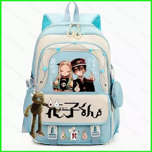 HT3 Ba lô Hanako-kun gắn bồn cầu cho học sinh Dung tích lớn In nhẹ Túi đi học Hanako TH3