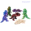 WANYEDI T-Rex Nhân vật hành động, Mô hình bộ xương Tyrannosaurus Rex in Gradient, Khớp xoay nhiều màu có móc khóa Mô hình khủng long Trang trí máy tính để bàn tại nhà