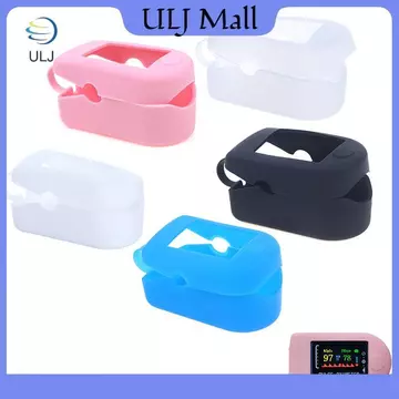 Túi lưu trữ silicon ULJ Kẹp ngón tay Hộp bảo vệ máy đo oxy y tế Giá đỡ bảo vệ xung ngón tay Áo ngực bảo vệ.