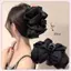 JRP Thời Trang Tuyn Nơ Lớn Đám Mây Lấy Kẹp Thanh Lịch Retro Nữ Lưới Sợi Đuôi Ngựa Bím Vuốt Kẹp Phụ Kiện Tóc Quà Tặng Mũ Đội Đầu JRP