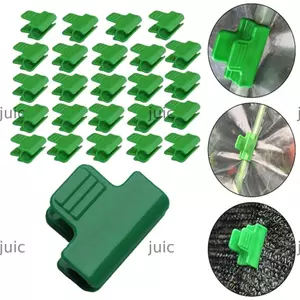 JUIC 10 Chiếc Tấm Che Nắng Kẹp Tức Thì Grommet Xanh Ngoài Trời Hàng Rào Bóng Phụ Kiện