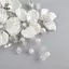 Kẹp tóc hoa ngọc trai pha lê cô dâu Phụ kiện đám cưới hoa Barrette [Mina]