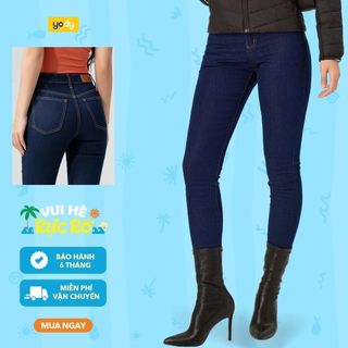 Quần Jean Nữ YodySkinny màu Xanh Nguyên Bản, tôn dáng, thoải mái, bền màu, QJN7058