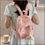 SQ11 Mặt dây chuyền miễn phí Polka Dot Schoolbag dành cho học sinh Ba lô đi làm đa năng dung tích lớn đa năng