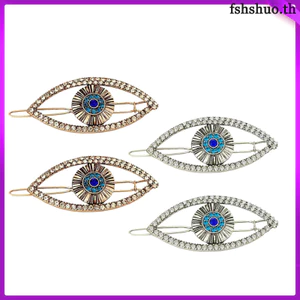 4 Ác Mắt Tóc Bộ Vintage Kim Cương Giả Kẹp Tóc Phụ Kiện Tóc Phong Cách Punk Tóc Barrettes Độc Đáo Trang Sức Tóc Cho Nữ Cô Gái