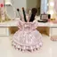 Hộp lưu trữ phong cách váy công chúa Lolita 1 mảnh để bàn Hộp đựng bút đựng mỹ phẩm cho phòng bé gái VN