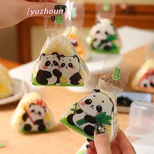 50 Chiếc Hoạt Hình Đáng Yêu Cho Tam Giác Cơm Bóng Paaging Túi Nori Onigiri Túi Sushi Làm Sushi Khuôn Phụ Kiện Bento