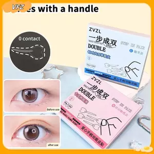 VFZ 128 Cái / hộp Đôi Mắt Stiers Có Tay Cầm Tự Nhiên Vô Hình Và Định Hình Lâu Dài Mắt Lớn Làm Đẹp Băng Nâng Dải Mắt Louislifecool