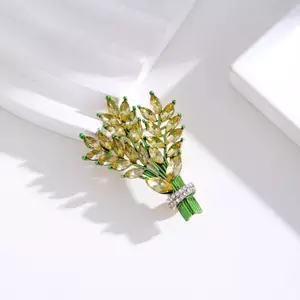 Trâm cài hoa oải hương hương hương thơm cao cấp đính kim cương thời trang đính đá [Mina]
