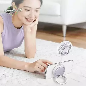Quạt mini nam châm CATMALLER88, có giá đỡ điện thoại, ống mềm điều chỉnh, sạc USB di động, phụ kiện nam châm, dành cho điện thoại